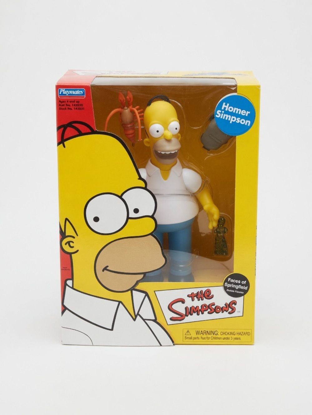 The Simpsons Homer Simpson Figure - Yellow & Blue